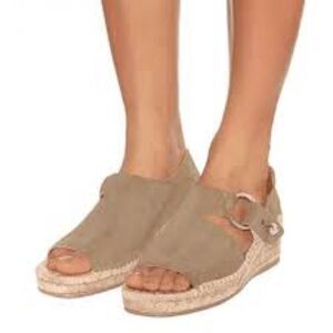 rag & bone Arc Taupe Espadrille Sandals size 40 EU 10 US